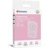 Външна батерия Verbatim MCP-10PK Power Pack 10000 mAh with UBS-C® PD 20W / Magnetic Wireless Charging 15W Pink