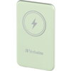 Външна батерия Verbatim MCP-5GN Power Pack 5000 mAh with UBS-C® PD 20W / Magnetic Wireless Charging 15W Green