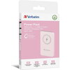 Външна батерия Verbatim MCP-5PK Power Pack 5000 mAh with UBS-C® PD 20W / Magnetic Wireless Charging 15W Pink