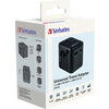 Адаптер Verbatim UTA-02 Universal Travel Adapter with USB-C PD 20W