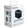 Адаптер Verbatim UTA-04 Universal Travel Adapter with USB-C PD 61W