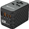 Адаптер Verbatim UTA-05 GaN III Universal Travel Adapter with 2 x USB-C PD 65W