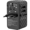 Адаптер Verbatim UTA-06 GaN III Universal Travel Adapter with 2 x USB-C PD 100W