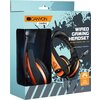 CANYON Gaming headset 3.5mm jack with adjustable microphone and volume control, with 2in1 3.5mm adapter, cable 2M, Black, 0.23kg