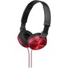 Слушалки Sony Headset MDR-ZX310 red