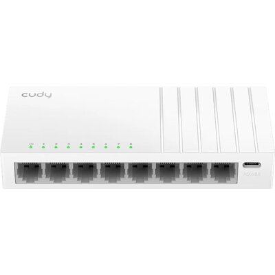 Комутатор Cudy FS108D 8-Port 10/100 Mbps Desktop Switch, 8 10/100M RJ45 Ports, Desktop Plastic Case Комутатор Cudy FS108D 8-Port 10/100 Mbps Desktop Switch, 8 10/100M RJ45 Ports, Desktop Plastic Case