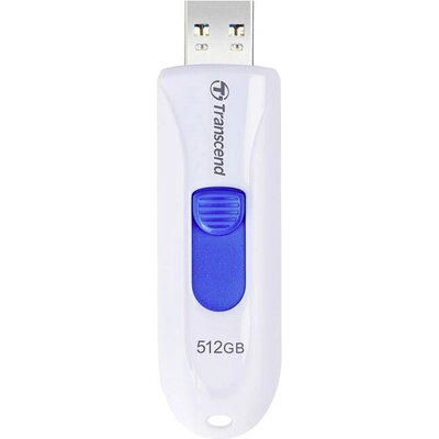 Памет Transcend 512GB, USB3.1, Flash Drive, Capless, White