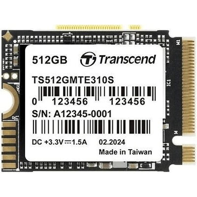 Твърд диск Transcend 512GB, M.2 2230, PCIe Gen4x4, NVMe, 3D TLC, DRAM-less