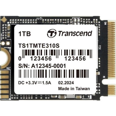 Твърд диск Transcend 1TB, M.2 2230, PCIe Gen4x4, NVMe, 3D TLC, DRAM-less