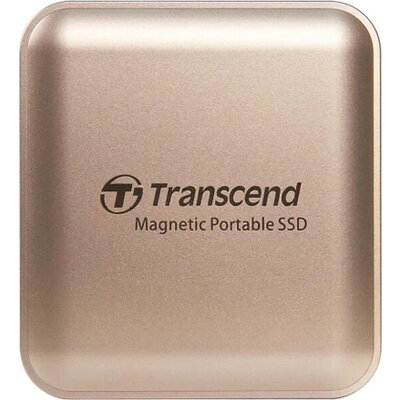 Твърд диск Transcend 2TB, External SSD, ESD420G, USB 20Gbps, Type C, Magsafe, Champagne Gold