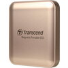 Твърд диск Transcend 2TB, External SSD, ESD420G, USB 20Gbps, Type C, Magsafe, Champagne Gold