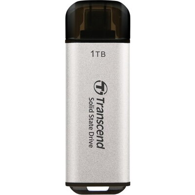 Transcend 1TB, USB External SSD, ESD300S, USB 10Gbps, Type C, Silver