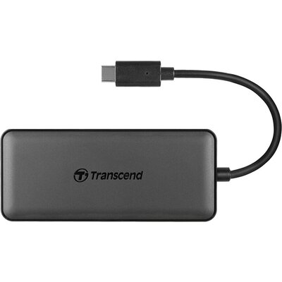 USB хъб Transcend 3-Port Hub,1-Port PD,SD/MicroSD Reader, USB 3.1 Gen 2,Type C