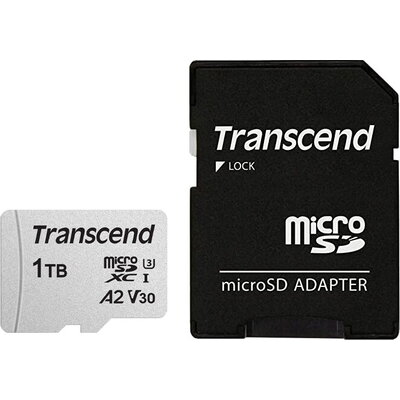 Памет Transcend 1TB microSD w/ adapter UHS-I U3 A2