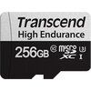 Памет Transcend 256GB micro SD w/ adapter U3, High Endurance