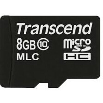 Памет Transcend 8GB microSD Class10, MLC