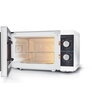 Микровълнова печка Sharp YC-MG01E-W, Manual control, Built-in microwave grill, Grill Power: 1000W, Cavity Material -steel, 20l, 