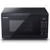 Микровълнова печка Sharp YC-MG02E-B, Fully Digital, Built-in microwave grill, Grill Power: 1000W, Cavity Material -steel, 20l, 8