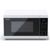 Микровълнова печка Sharp YC-MG02E-W, Fully Digital, Built-in microwave grill, Grill Power: 1000W, Cavity Material -steel, 20l, 8