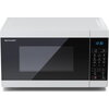 Микровълнова печка Sharp YC-MG81E-W, Fully Digital, Built-in microwave grill, Grill Power: 1100W, Plastic and Glass/Painted, 28l