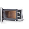 Микровълнова печка Sharp YC-MS01E-S, Manual control, Cavity Material -steel, 20l, 800 W, Defrost, Silver/Black door, Cabinet Col