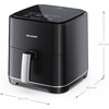 Уред за здравословно готвене Sharp AF-GS552AE-B Air Fryer, 5.5L Frying Basket, 1650 W, Digital Programme Control, 8 Pre-set Prog