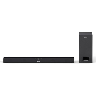 Аудио система Sharp Soundbar HT-SBW110, SLIM 180W 2.1 Wired Subwoofer, HDMI & BLUETOOTH, wireless music streaming, HDMI ARC/CEC,