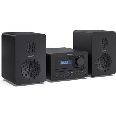 Аудио система Sharp Audio Systems XL-B514(BK), HI-FI MICRO SYSTEM, 40W (peak), FM radio with RDS,  Bluetooth v5.0, CD player, US