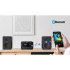 Аудио система Sharp Audio Systems XL-B514(BK), HI-FI MICRO SYSTEM, 40W (peak), FM radio with RDS,  Bluetooth v5.0, CD player, US