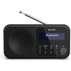 Радио Sharp Radios DR-P420(BK), PORTABLE DIGITAL RADIO, Bluetooth 5.0, 20 DAB+/DAB/FM, Auto time/date, LCD Display, Dual alarm,M