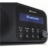 Радио Sharp Radios DR-P420(BK), PORTABLE DIGITAL RADIO, Bluetooth 5.0, 20 DAB+/DAB/FM, Auto time/date, LCD Display, Dual alarm,M