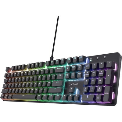 Клавиатура TRUST GXT 871 Zora Mechanical Gaming Keyboard - Black US