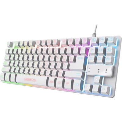 Клавиатура TRUST GXT833 Thado TKL Keyboard, White US Клавиатура TRUST GXT833 Thado TKL Keyboard, White US
