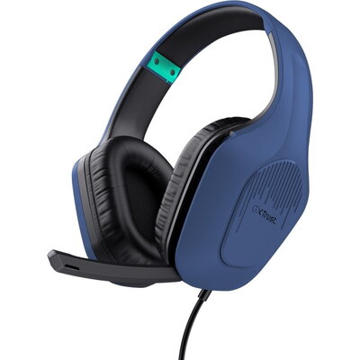 Слушалки TRUST GXT415 Zirox Headset Blue