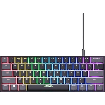 Клавиатура TRUST GXT867 Acira 60 Mini Gaming Keyboard US