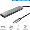 USB хъб TRUST Halyx Fast USB-C Hub & Card Reader