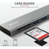 USB хъб TRUST Halyx Fast USB-C Hub & Card Reader