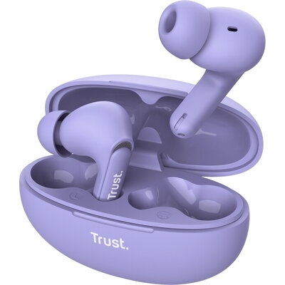 Слушалки TRUST Yavi Bluetooth ENC Earbuds Purple