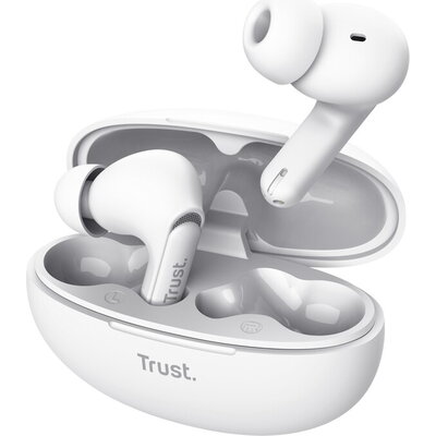 Слушалки TRUST Yavi Bluetooth ENC Earbuds White