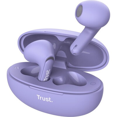 Слушалки TRUST Yavi Bluetooth ENC Earphones Purple