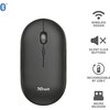 Мишка TRUST Puck Wireless & BT Rechargeable Mouse Black