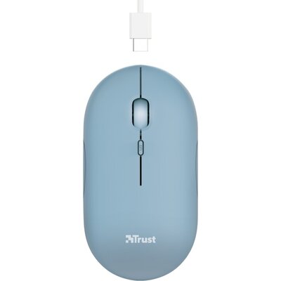 Мишка TRUST Puck Wireless & BT Rechargeable Mouse Blue