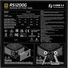 Захранващ блок Lian Li RS 1200W 80+ Gold PCIe 5.1, ATX 3.1, RS Hub - Черно