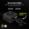 Захранващ блок Corsair RM750e, 80+ GOLD 750W, Fully Modular, ATX 3.0