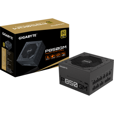 Захранващ блок Gigabyte P850GM, 850W, 80+ GOLD, Modular