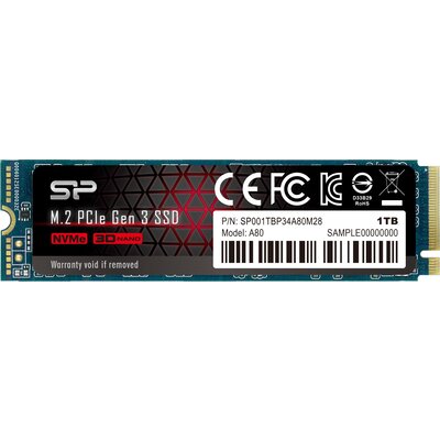 SSD Silicon Power P34A80 M.2 2280 PCIe Nvme 1TB