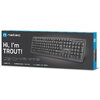 Клавиатура Natec Keyboard Trout US Layout Slim, Black
