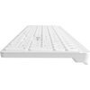 Клавиатура Natec Wireless Keyboard Tang US, BT+2.4GHz, Silent, Slim, White