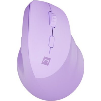 Мишка Natec Vertical Mouse Crake 2 Wireless, 2400DPI Bluetooth 5.2 + 2.4 GHz Pure Lavender