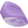 Мишка Natec Vertical Mouse Crake 2 Wireless, 2400DPI Bluetooth 5.2 + 2.4 GHz Pure Lavender